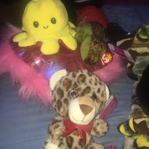 Bundle of stuffed animals